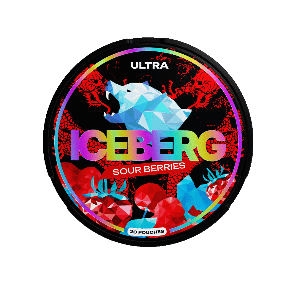 Iceberg Sour Berries - #50 MG/Gsnuzone