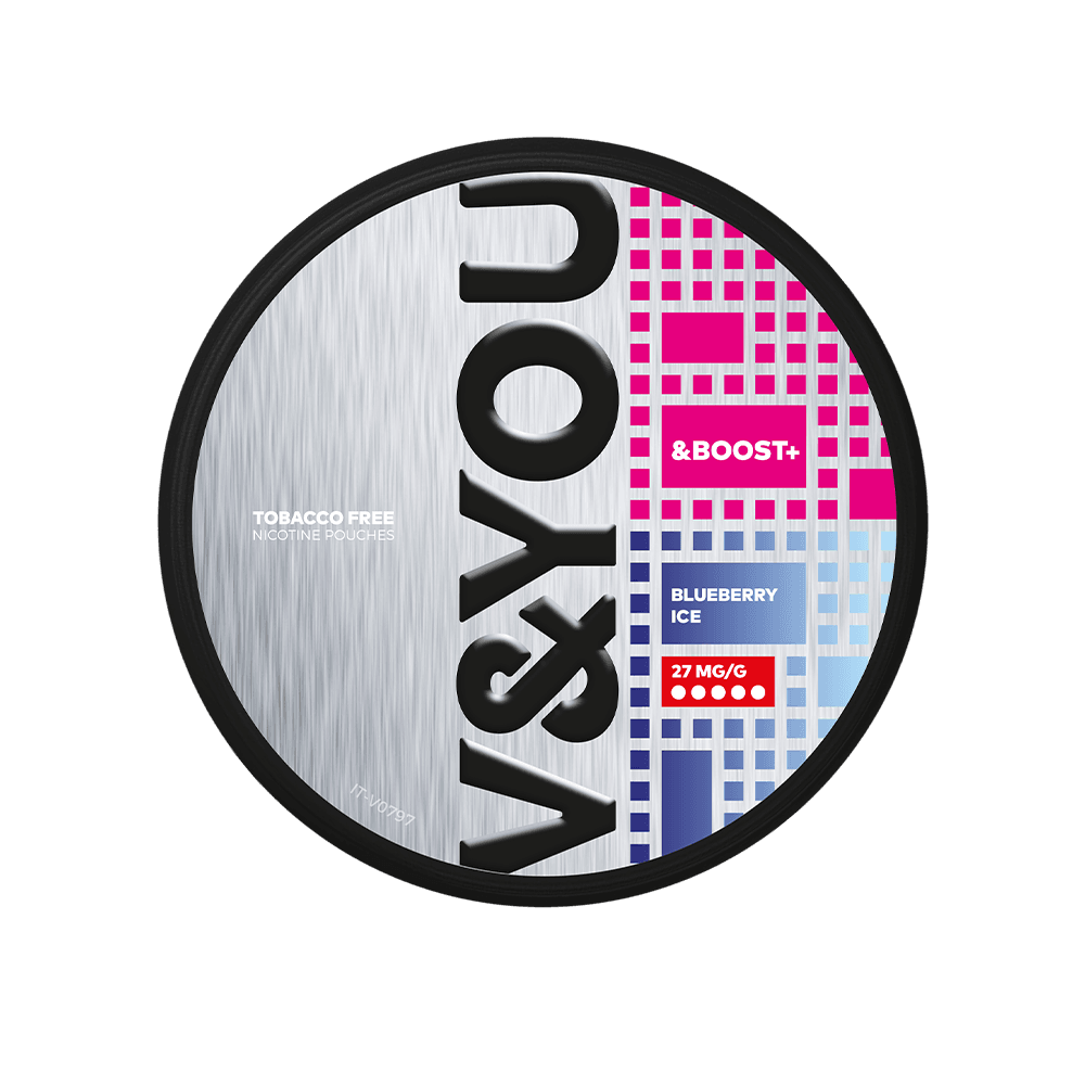 V&YOU Boost+ Blueberry Ice - #27 MG/Gsnuzone